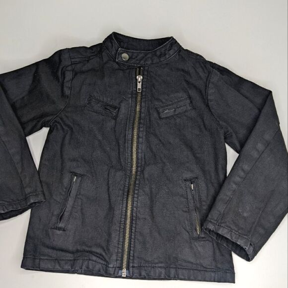 Art Class Black Zip Moto Jacket size XS - Picture 1 of 8
